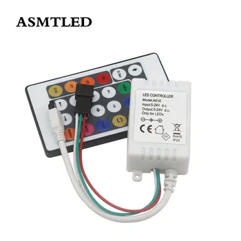 WS2811 WS2812B Pixel LED 24key IR Remote Controller DC5-24V A010 Full Color Addressable RGB Pixel Strip Light Controller
WS2811 WS2812B Pixel LED 24key IR Remote Controller DC5-24V A010 Full Color Addressable RGB Pixel Strip Light Controller