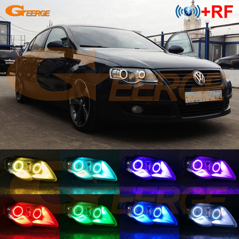 For Volkswagen VW Passat B6 Magotan 2006-2010 Xenon Headlight Excellent Multi-Color Ultra bright RGB LED Angel Eyes kit
For Volkswagen VW Passat B6 Magotan 2006-2010 Xenon Headlight Excellent Multi-Color Ultra bright RGB LED Angel Eyes kit