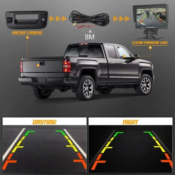 Tailgate Backup Reverse Handle with Camera Rear View Camera Reverse Camera for Chevrolet Silverado/GMC Sierra 2007-2013
Tailgate Backup Reverse Handle with Camera Rear View Camera Reverse Camera for Chevrolet Silverado/GMC Sierra 2007-2013