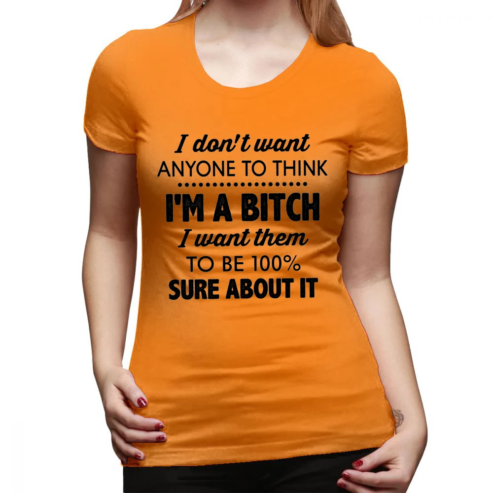 I Don't Want Anyone To Think I'm A Bitch Classic T-Shirt woman summer fashion cotton t shirt women
I Don't Want Anyone To Think I'm A Bitch Classic T-Shirt woman summer fashion cotton t shirt women