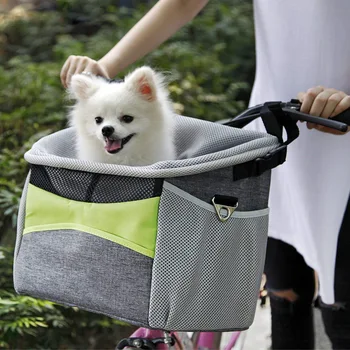 Easy Install Folding Waterproof Travel Front Handle Dogs Cats Bike Basket Small Animals Oxford Cloth Cycling Pet Bicycle Carrier
Easy Install Folding Waterproof Travel Front Handle Dogs Cats Bike Basket Small Animals Oxford Cloth Cycling Pet Bicycle Carrier