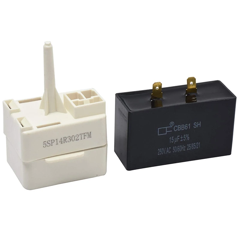 W10613606 Refrigerator Compressor Relay and Capacitor Suitable for Whirlpool Kenmore Fridges
W10613606 Refrigerator Compressor Relay and Capacitor Suitable for Whirlpool Kenmore Fridges