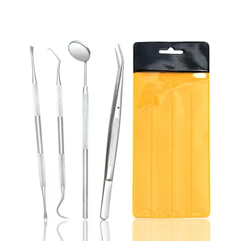 4pcs Stainless Steel Dental Tools Kit Teeth Tartar Scraper Mouth Mirror Dentists Pick Tool Teeth Scaler for teeth whitening kit
4pcs Stainless Steel Dental Tools Kit Teeth Tartar Scraper Mouth Mirror Dentists Pick Tool Teeth Scaler for teeth whitening kit