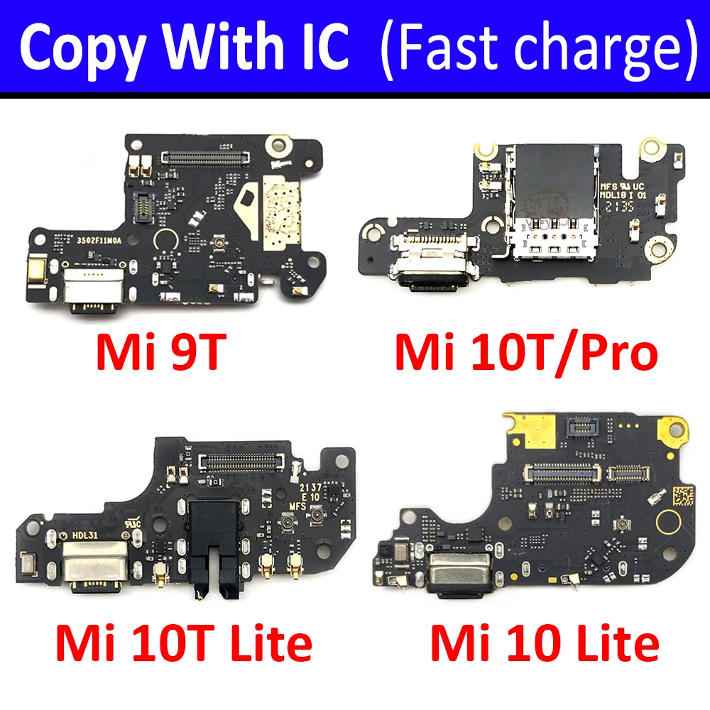Соединитель док-станции с Micro USB зарядным портом и гибким кабелем для Xiaomi Mi 10T 9T 10 Pro