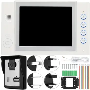 8in LCD Video Door Phone Wired Intercom Doorbell Kit Security Unlocking System Video Door Phone
8in LCD Video Door Phone Wired Intercom Doorbell Kit Security Unlocking System Video Door Phone