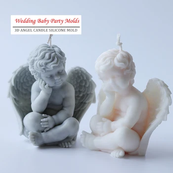 3D Baby Angel Silicone Candle Mold DIY Candle Soap Craft Making Cake Decorating Tool Mousse Moulds Candle Making Angel Model E45
3D Baby Angel Silicone Candle Mold DIY Candle Soap Craft Making Cake Decorating Tool Mousse Moulds Candle Making Angel Model E45