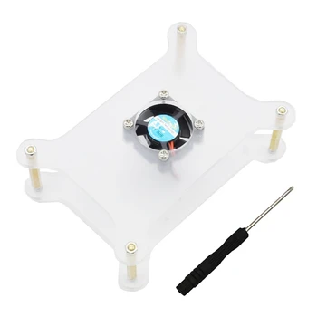 For Raspberry Pi Acrylic Case with Cooling Fan for Raspberry Pi 4 Model B/3B+/3B/2B
For Raspberry Pi Acrylic Case with Cooling Fan for Raspberry Pi 4 Model B/3B+/3B/2B