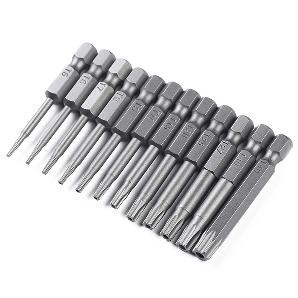 50mm Security Tamper Proof Magnetic Screwdriver Drill Bit Screw Driver Bits Hex Torx Flat Head 1/4" Hand Tools
50mm Security Tamper Proof Magnetic Screwdriver Drill Bit Screw Driver Bits Hex Torx Flat Head 1/4" Hand Tools