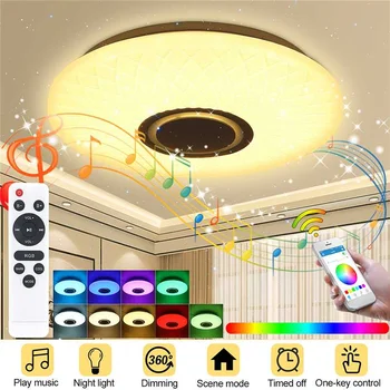 Modern LED Ceiling Lights Remote Control Home Lighting 72W APP bluetooth Music Light Bedroom Smart Full Color RGB Ceiling Lamp
Modern LED Ceiling Lights Remote Control Home Lighting 72W APP bluetooth Music Light Bedroom Smart Full Color RGB Ceiling Lamp