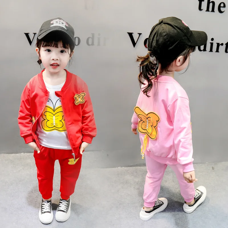 Cartoon-Spring And Autumn Clothes Three-piece Set-Infant Child Long-sleeved Sweater Female Baby Spring Clothing 0-1-2-Year-Old C
Cartoon-Spring And Autumn Clothes Three-piece Set-Infant Child Long-sleeved Sweater Female Baby Spring Clothing 0-1-2-Year-Old C