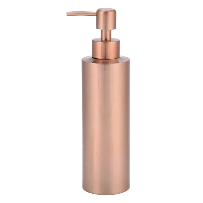 Stainless Steel Rose Gold Soap Dispenser Bathroom Hand Pump Liquid Soap Dispenser Lotion Bottle Bathroom Tool 350Ml
Stainless Steel Rose Gold Soap Dispenser Bathroom Hand Pump Liquid Soap Dispenser Lotion Bottle Bathroom Tool 350Ml