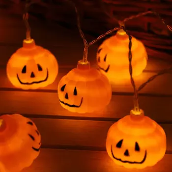Holiday Decoration Light Medium Pumpkin Light String Halloween Light String Ghost Festival LED Light String
Holiday Decoration Light Medium Pumpkin Light String Halloween Light String Ghost Festival LED Light String