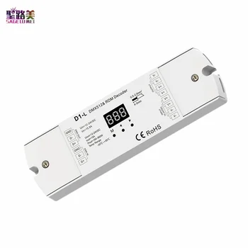 D1-L DC12-24V 1 Channel Constant Voltage DMX512 & RDM Decoder Two PWM frequency Logarithmic or linear dimming Numeric display
D1-L DC12-24V 1 Channel Constant Voltage DMX512 & RDM Decoder Two PWM frequency Logarithmic or linear dimming Numeric display