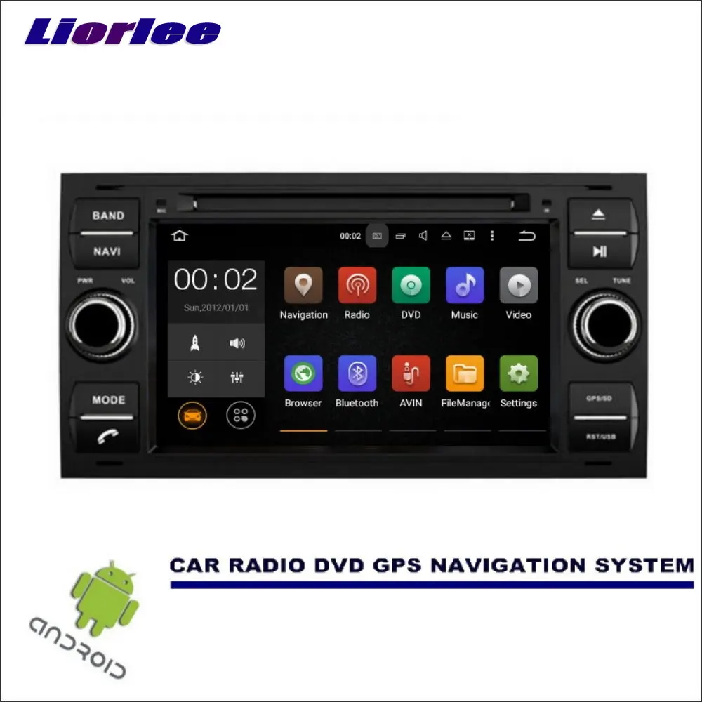 Liorlee Wince/Android Автомобильная медиа-система Navi для Ford Tourneo/Transit 2006-2013 CD DVD GPS плеер