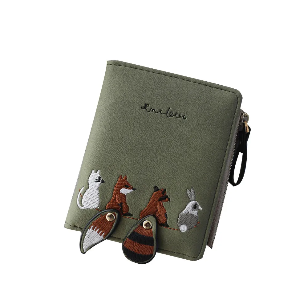 High quality Women's Wallet Lovely Cartoon Animals Short Leather Female Small Wallet Hasp Zipper Wallet Card Holder girls WJ7
High quality Women's Wallet Lovely Cartoon Animals Short Leather Female Small Wallet Hasp Zipper Wallet Card Holder girls WJ7