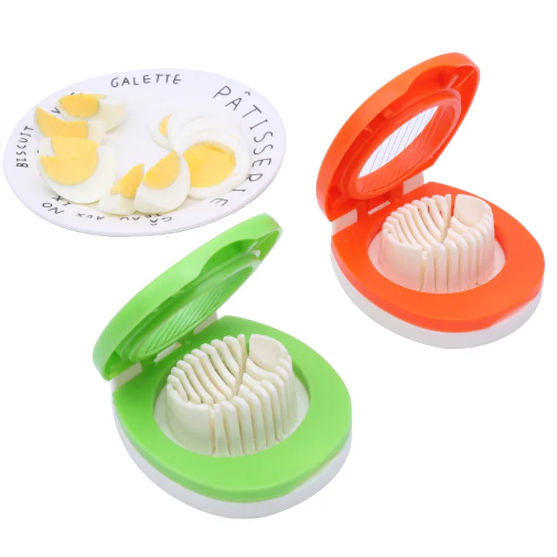 Egg Cutter Multifunction Egg Slicers Section Eggs Cutting Divider Plastic Egg Splitter Device Artifact Cooking Tools
Egg Cutter Multifunction Egg Slicers Section Eggs Cutting Divider Plastic Egg Splitter Device Artifact Cooking Tools
