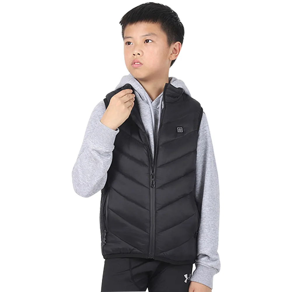 Boys Fast Safe Electric Sleeveless Adjustable Temperature Heating Vest Thermal Outdoor Jacket Cold Proof USB Interface Children
Boys Fast Safe Electric Sleeveless Adjustable Temperature Heating Vest Thermal Outdoor Jacket Cold Proof USB Interface Children