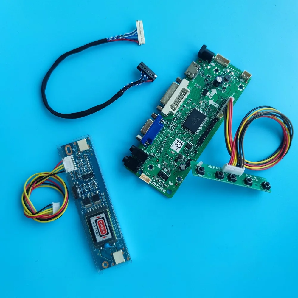 20pin Audio M.NT68676 DVI VGA LED LCD LVDS kit Controller board For G150XG01 V0/V1 panel 1024X768 DIY Screen 15" monitor | Компьютеры