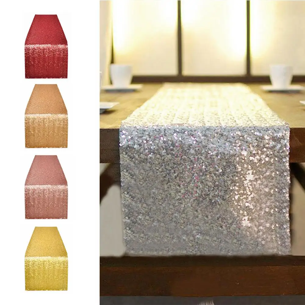 Rose Gold Sequin Table Runner for Wedding Party Christmas Table Runner Tablecloth Decoration Chemin De Table Mariage
Rose Gold Sequin Table Runner for Wedding Party Christmas Table Runner Tablecloth Decoration Chemin De Table Mariage