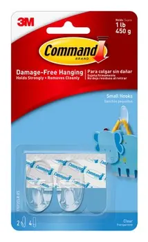 2packs(4hooks, 8strips) Command Clear Small Hooks command hook Damage-Free Hanging Holds strongly and removes cleanly
2packs(4hooks, 8strips) Command Clear Small Hooks command hook Damage-Free Hanging Holds strongly and removes cleanly
