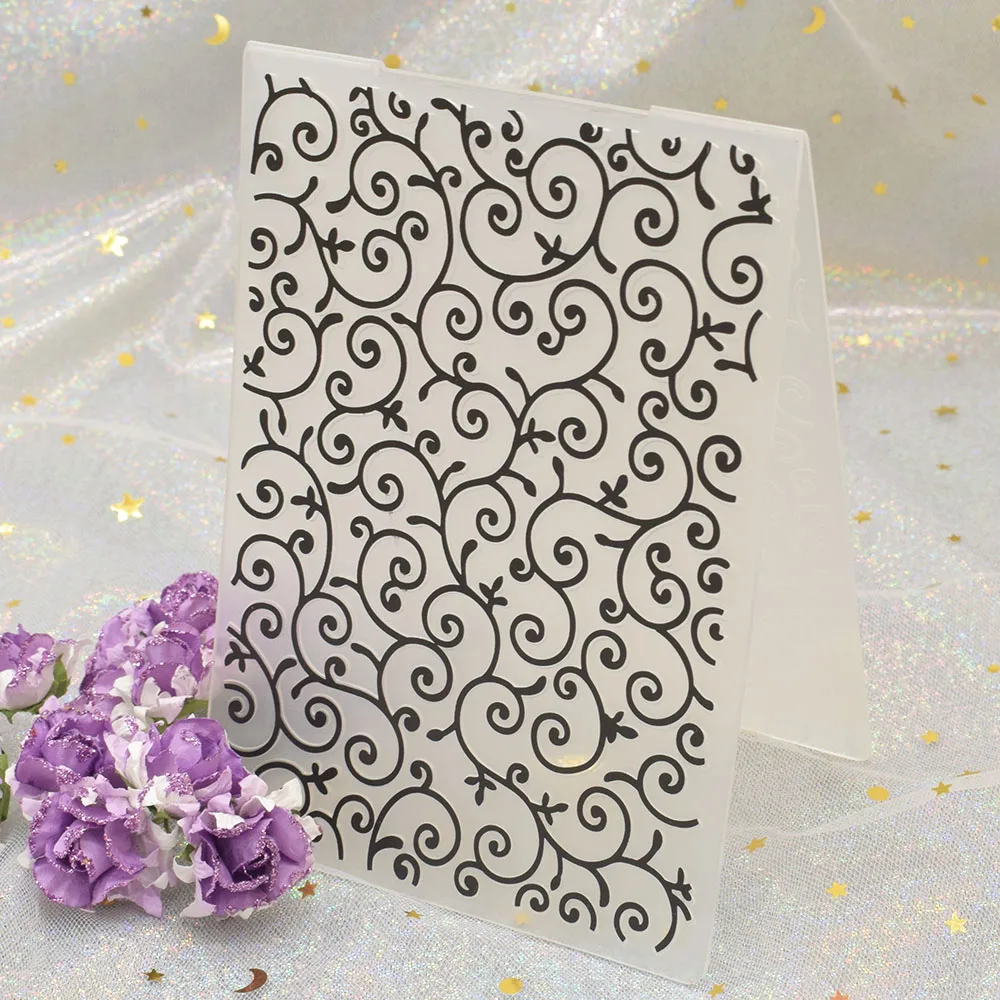 Lace Vines Plastic Embossing Folder Paper Embossing Stencil Template For Scrapbooking Greeting Card Photo Album Decoration
Lace Vines Plastic Embossing Folder Paper Embossing Stencil Template For Scrapbooking Greeting Card Photo Album Decoration