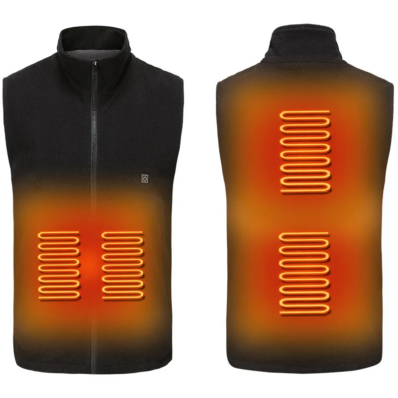 Smart Heating Vest Warm Vest USB Electric Heating Cold-Proof Polar Fleece Stand Collar Size Adjustable
Smart Heating Vest Warm Vest USB Electric Heating Cold-Proof Polar Fleece Stand Collar Size Adjustable