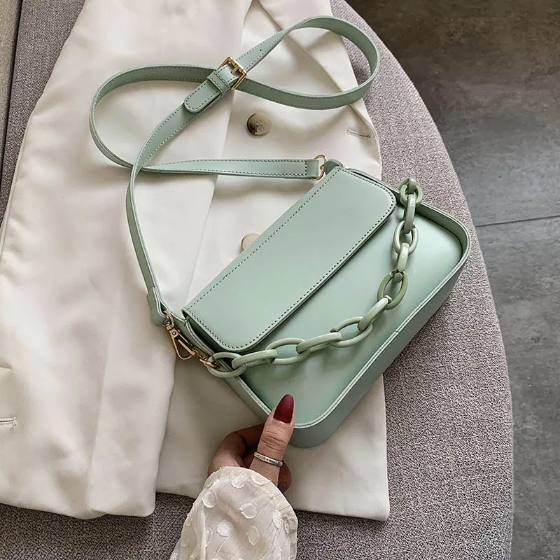 Solid Color Small PU Leather Crossbody Bags for Women 2020 Summer Chain Designer Lady Travel Shoulder Messenger Handbags
Solid Color Small PU Leather Crossbody Bags for Women 2020 Summer Chain Designer Lady Travel Shoulder Messenger Handbags