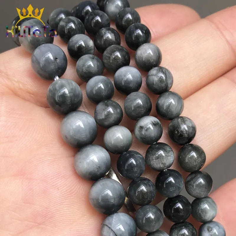 Natural Genuine Stone Beads Hawk's Eye Round Loose Spacer Beads For Jewelry Making DIY Bracelet Accessories 7.5'' 6/8/10/12mm
Natural Genuine Stone Beads Hawk's Eye Round Loose Spacer Beads For Jewelry Making DIY Bracelet Accessories 7.5'' 6/8/10/12mm