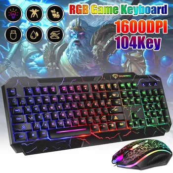 Gaming keyboard and Mouse Wired backlight mechanical felling keyboard Gamer kit Silent 1600DPI Gaming Mouse Set for PC Laptop
Gaming keyboard and Mouse Wired backlight mechanical felling keyboard Gamer kit Silent 1600DPI Gaming Mouse Set for PC Laptop
