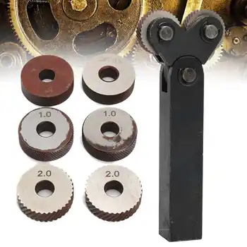 Steel Dual Wheel Knurling Tool Set with Diagonal Linear Knurl Wheel 0.5mm 1mm 2mm Pitch Linear Pitch Knurl Set Lathe Cutter 1set
Steel Dual Wheel Knurling Tool Set with Diagonal Linear Knurl Wheel 0.5mm 1mm 2mm Pitch Linear Pitch Knurl Set Lathe Cutter 1set