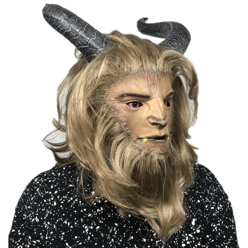 Beauty and the Beast Cosplay Mask Beast Prince Adam Helmet Latex Full-head Mask Costume for Halloween Party
Beauty and the Beast Cosplay Mask Beast Prince Adam Helmet Latex Full-head Mask Costume for Halloween Party