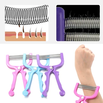 Facial Hair Remover 3 Spring Threading Stick Applicator Spatula Removal Epilator Safety without injury Face Beauty Tool
Facial Hair Remover 3 Spring Threading Stick Applicator Spatula Removal Epilator Safety without injury Face Beauty Tool