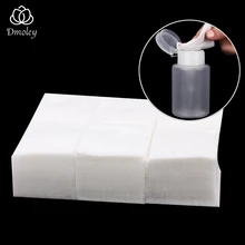 Hot Sale 900 pçs/lote Unha Polonês Removedor Toalhetes Unhas Manicure Gel de Banho-Lint Toalhetes Livre 100% Guardanapos De Algodão Para Unhas Ferramenta da arte Do Prego(China)