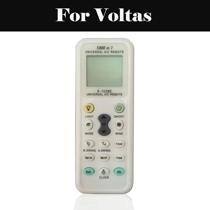 Universal Air Condition LCD A/C Muli 1028E Remote Control Low Power For Voltas 125LYD 24V DY 125 DYp 182 CYe Deluxe 123 DYa 243
Universal Air Condition LCD A/C Muli 1028E Remote Control Low Power For Voltas 125LYD 24V DY 125 DYp 182 CYe Deluxe 123 DYa 243