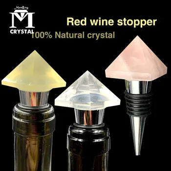 Natural Crystal Pyramid wine stopper Home Wine Collection Red Wine Bottle Stopper Crystal Vacuum Seale Wine Stoppers reusable
Natural Crystal Pyramid wine stopper Home Wine Collection Red Wine Bottle Stopper Crystal Vacuum Seale Wine Stoppers reusable
