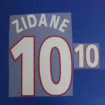 2000 France Zidane Nameset Vieira Henry Trezeguet Nameset Customize Any Name Number Diy Printing Flocking
2000 France Zidane Nameset Vieira Henry Trezeguet Nameset Customize Any Name Number Diy Printing Flocking