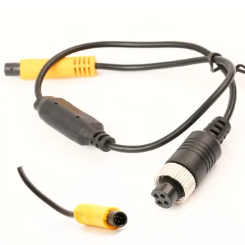 T& xz 4 Pin Aviation Head Female to Male Extension Cable Adapter Converter for Rear View Camera Front camera parking assiatance 
T& xz 4 Pin Aviation Head Female to Male Extension Cable Adapter Converter for Rear View Camera Front camera parking assiatance