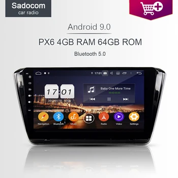 DSP PX6 10.1" Android 9.0 64G 4GB RAM Car multimedia Player GPS Glonass RDS autoradio car radio 5.0 For Skoda Superb 2015 2016
DSP PX6 10.1" Android 9.0 64G 4GB RAM Car multimedia Player GPS Glonass RDS autoradio car radio 5.0 For Skoda Superb 2015 2016