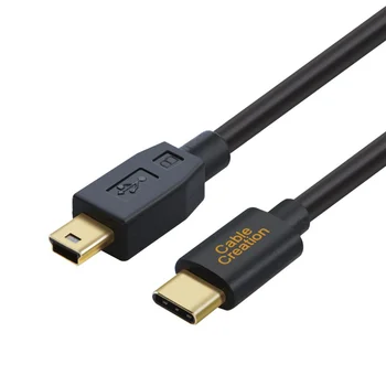 Mini USB to USB-C Cable,USB C to Mini B Cord for GoPro Hero 3+, PS3 Controller & Mini B Devices
Mini USB to USB-C Cable,USB C to Mini B Cord for GoPro Hero 3+, PS3 Controller & Mini B Devices