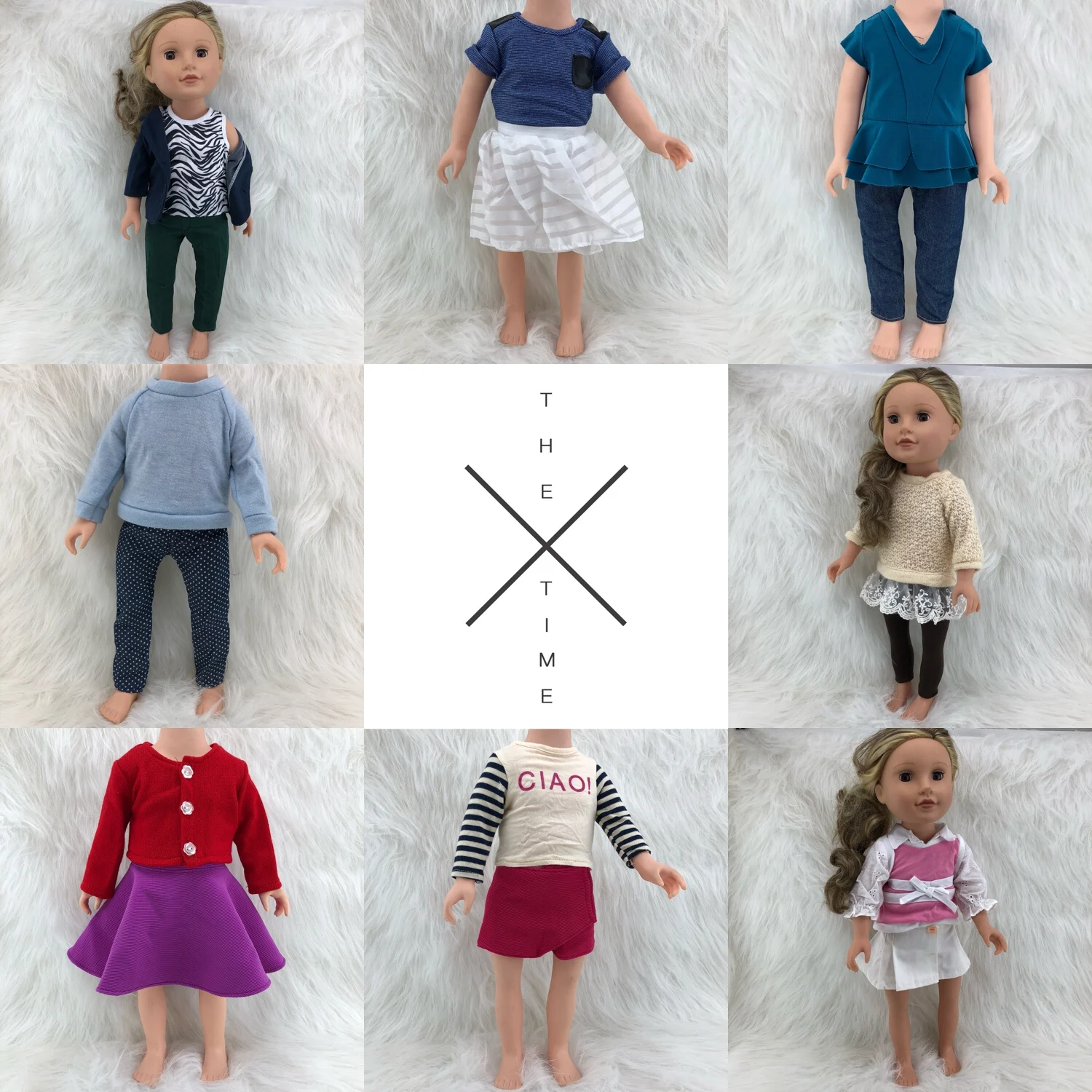 Одежда для 18 дюймовых кукол gotz kidz оригинальное платье путешествий девочек замена