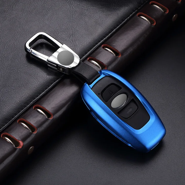 Car Aluminium Alloy Key Holder Key Fob Cover Case Shell Chain Key Protection For Subaru Forester 2015-2017
Car Aluminium Alloy Key Holder Key Fob Cover Case Shell Chain Key Protection For Subaru Forester 2015-2017