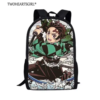 Twoheartsgirl Anime Demon Slayer Kimetsu No Yaiba Backpack Teenager Boys School Back Packs Large Capacity Shoulders Pack 16inch
Twoheartsgirl Anime Demon Slayer Kimetsu No Yaiba Backpack Teenager Boys School Back Packs Large Capacity Shoulders Pack 16inch