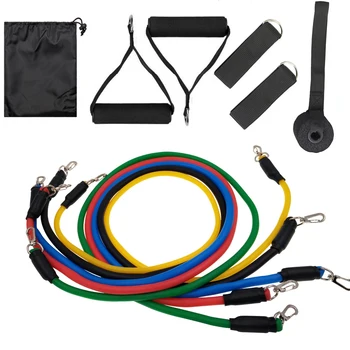 High Quality 11Pcs/Set Latex Tubes Resistance Bands Home Gym Strength Training Pull Rope Yoga Tension Band Fitness Equipment
High Quality 11Pcs/Set Latex Tubes Resistance Bands Home Gym Strength Training Pull Rope Yoga Tension Band Fitness Equipment