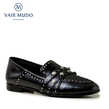 VAIR MUDO Women Pumps Shoes Studded Pearl Fashion style Genuine leather Women's Shoes Elegant Wild Lady Low Thick Heel D31L
VAIR MUDO Women Pumps Shoes Studded Pearl Fashion style Genuine leather Women's Shoes Elegant Wild Lady Low Thick Heel D31L