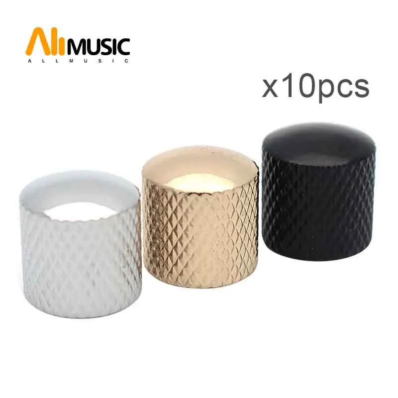 10Pcs Metal Dome Tone Tunning Knobs Volume Control Buttons for Electric Guitar Bass Chrome/Black/gold ,Diameter 18mm
10Pcs Metal Dome Tone Tunning Knobs Volume Control Buttons for Electric Guitar Bass Chrome/Black/gold ,Diameter 18mm