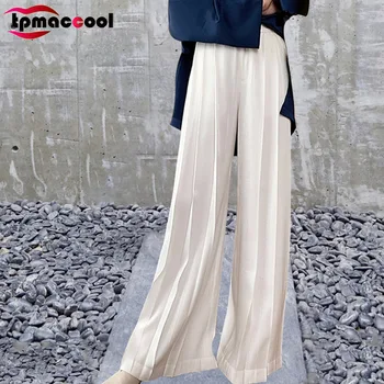 Tpmaccool luxury designer Summer New Solid Color Women Wide Leg Pants 2020 Fashion Pleated Design Loose Long Casual Pants Women
Tpmaccool luxury designer Summer New Solid Color Women Wide Leg Pants 2020 Fashion Pleated Design Loose Long Casual Pants Women