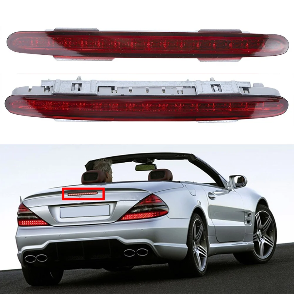 Красный третий стоп-сигнал, стоп-светильник, задний высокий уровень для Mercedes Benz SL R230 2001-2012
Красный третий стоп-сигнал, стоп-светильник, задний высокий уровень для Mercedes Benz SL R230 2001-2012