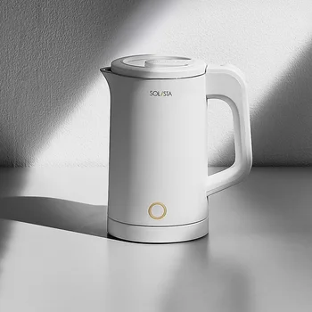 SOLISTA S06-W1 0.6L/1000W Small Electric Kettle 110V-220V Kitchen Water Kettle Water Boiler Machine 
SOLISTA S06-W1 0.6L/1000W Small Electric Kettle 110V-220V Kitchen Water Kettle Water Boiler Machine