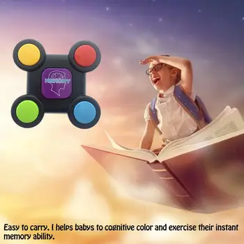 Children Puzzle Memory Game Console LED Light Sound Interactive Toy Training Hand Brain Coordination
Children Puzzle Memory Game Console LED Light Sound Interactive Toy Training Hand Brain Coordination