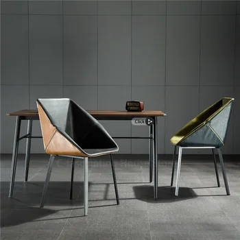 Nordic Wrought Iron Dining Chair Back Chairs Ins Net Red Cafe Leisure Chair Simple Modern Creative Negotiation Office Chair
Nordic Wrought Iron Dining Chair Back Chairs Ins Net Red Cafe Leisure Chair Simple Modern Creative Negotiation Office Chair
